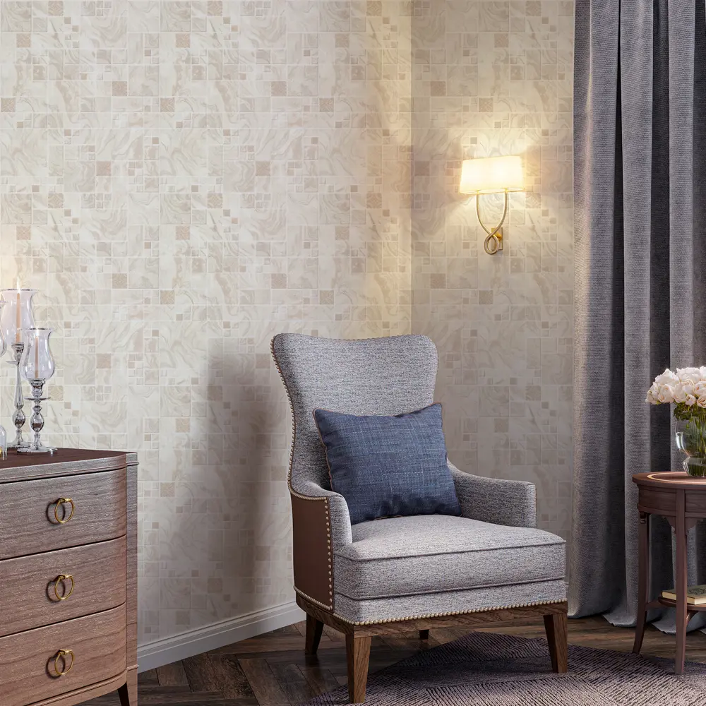 Обои Виниловые Palitra Home Marmill Бежевые 0.53 М Hc11047-12 Marmilla STLM-2113823 - Вид №4