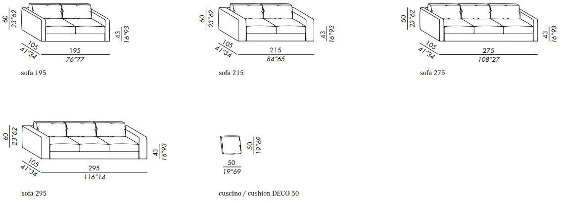Meridiani Секционный диван со съемным чехлом из ткани Harold sun-id-1399953 - Вид №14