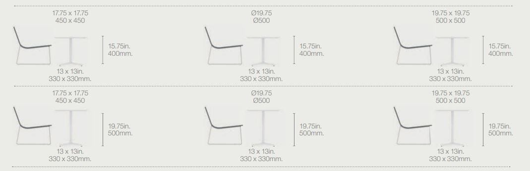 Низкий круглый журнальный столик из дуба Andreu World QUATTRO OCCASIONAL OAK ROUND ARCH-00141184 - Вид №3