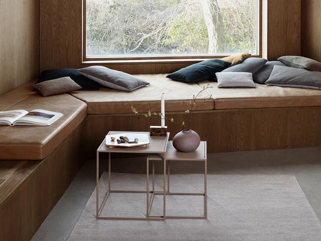 Квадратный стальной журнальный столик с порошковым покрытием blomus Fera ARCH-00152521 - Вид №11