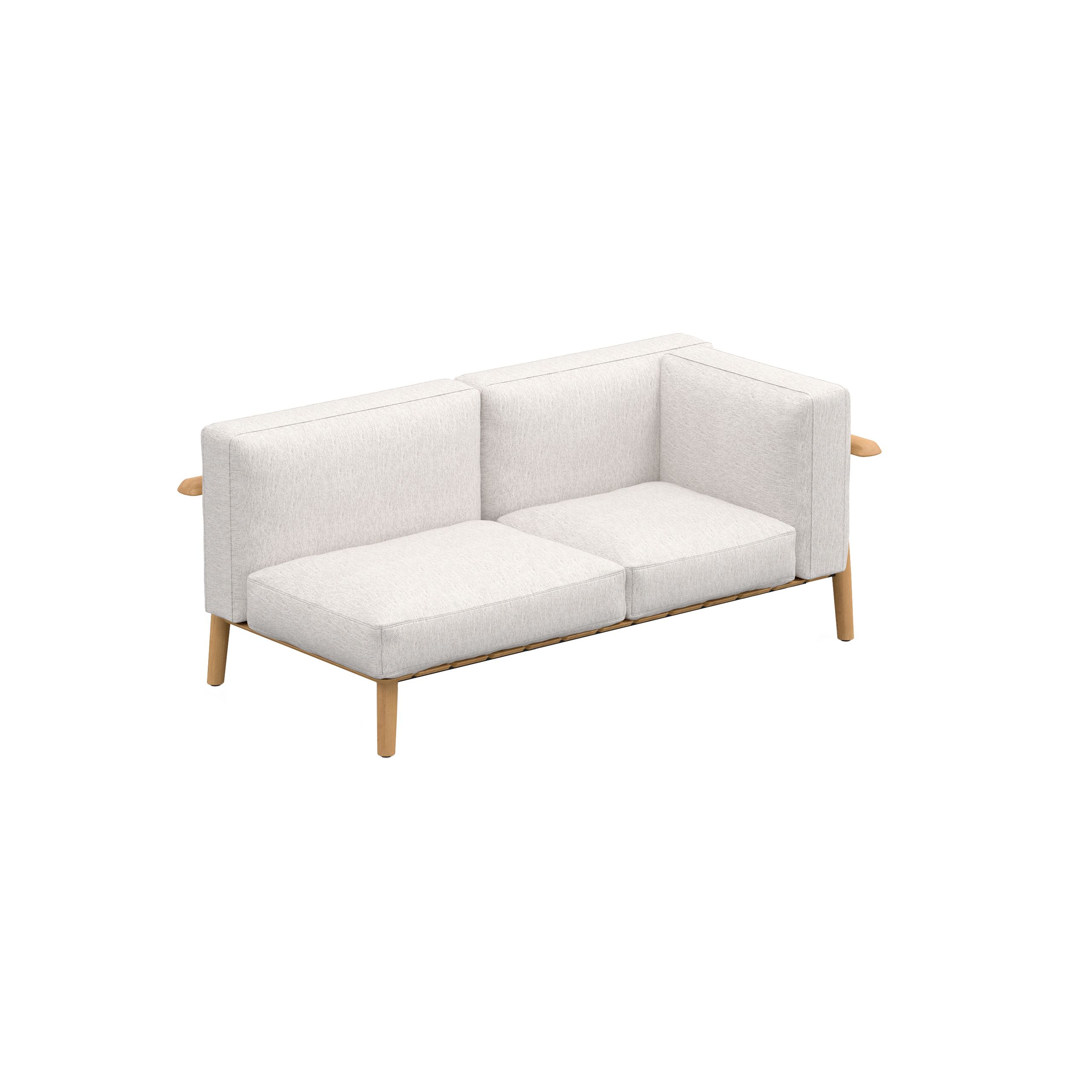 2-местный тканевый садовый диван Royal Botania Mambo Lounge ARCH-00052882 - Вид №3