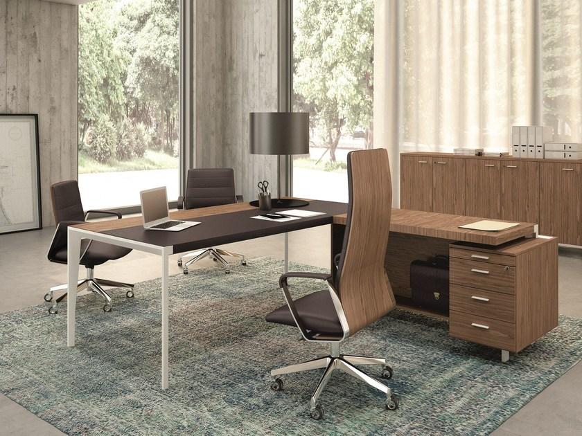 Quadrifoglio Исполнительный угловой письменный стол с ящиками X9 sun-id-1356506 - Вид №6