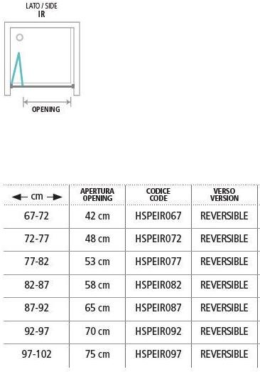 Gruppo Geromin Душевая ниша с откидной дверцей Flow sun-id-1371476 - Вид №1