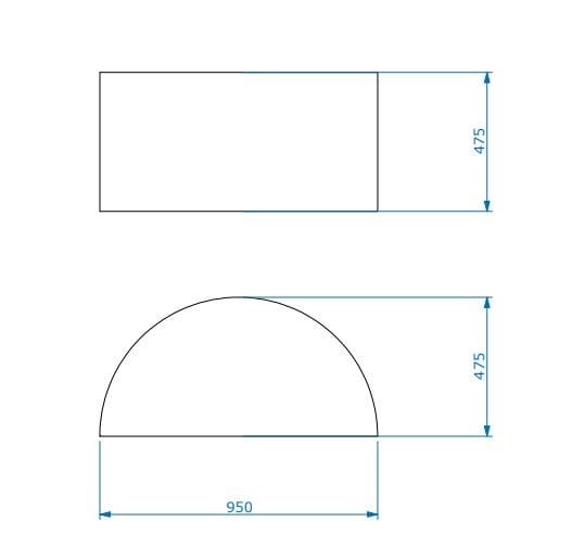 Модульная скамья из пены QM без спинки Quinze & Milan Форма ARCH-00078157 - Вид №2