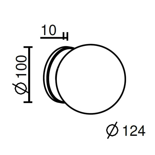 Выдувное стекло светодиодный настенный светильник Brillamenti ZBowl ARCH-00054702 - Вид №6