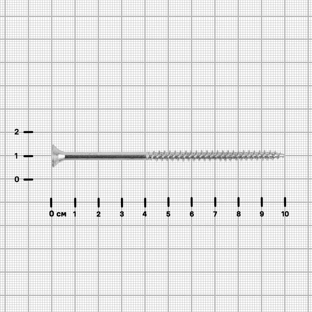 Универсальные саморезы STANDERS оцинкованные 5×100 мм (30 шт) 89212960 STLM-1004372 - Вид №2