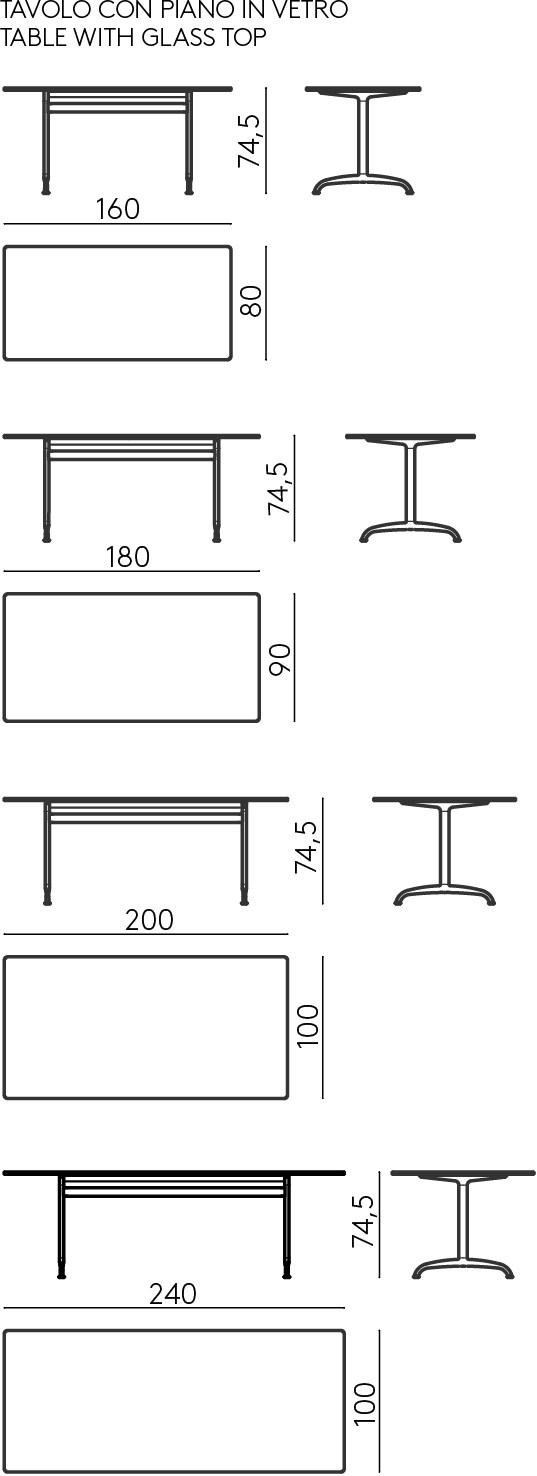 DE PADOVA Стол со столешницей из фанеры с покрытием hpl sun-id-1434232 - Вид №8