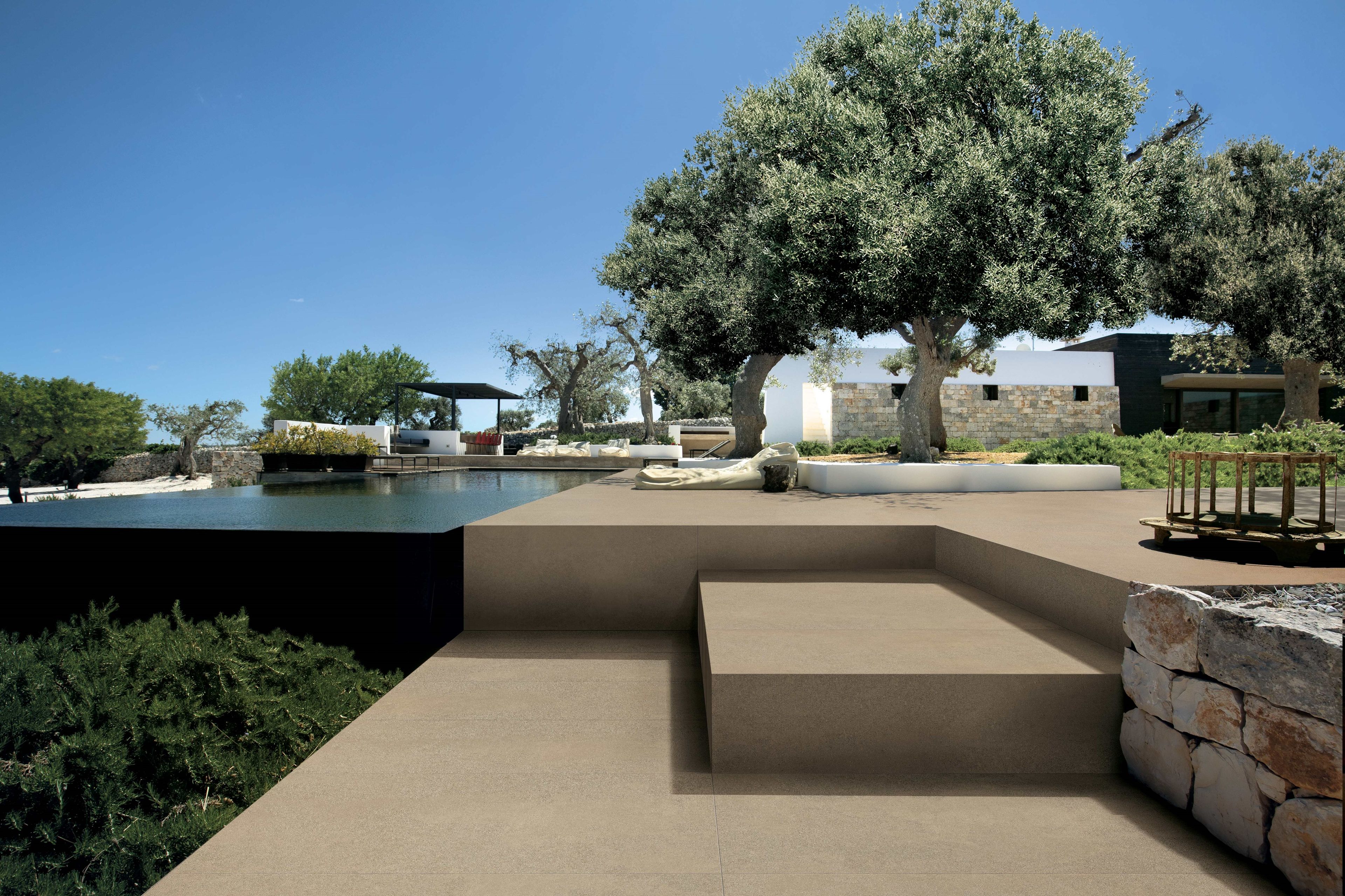 Пол / облицовка керамогранита для внутреннего и наружного применения с эффектом цемента Florim Ceramiche SENSI ARCH-00151192 - Вид №54