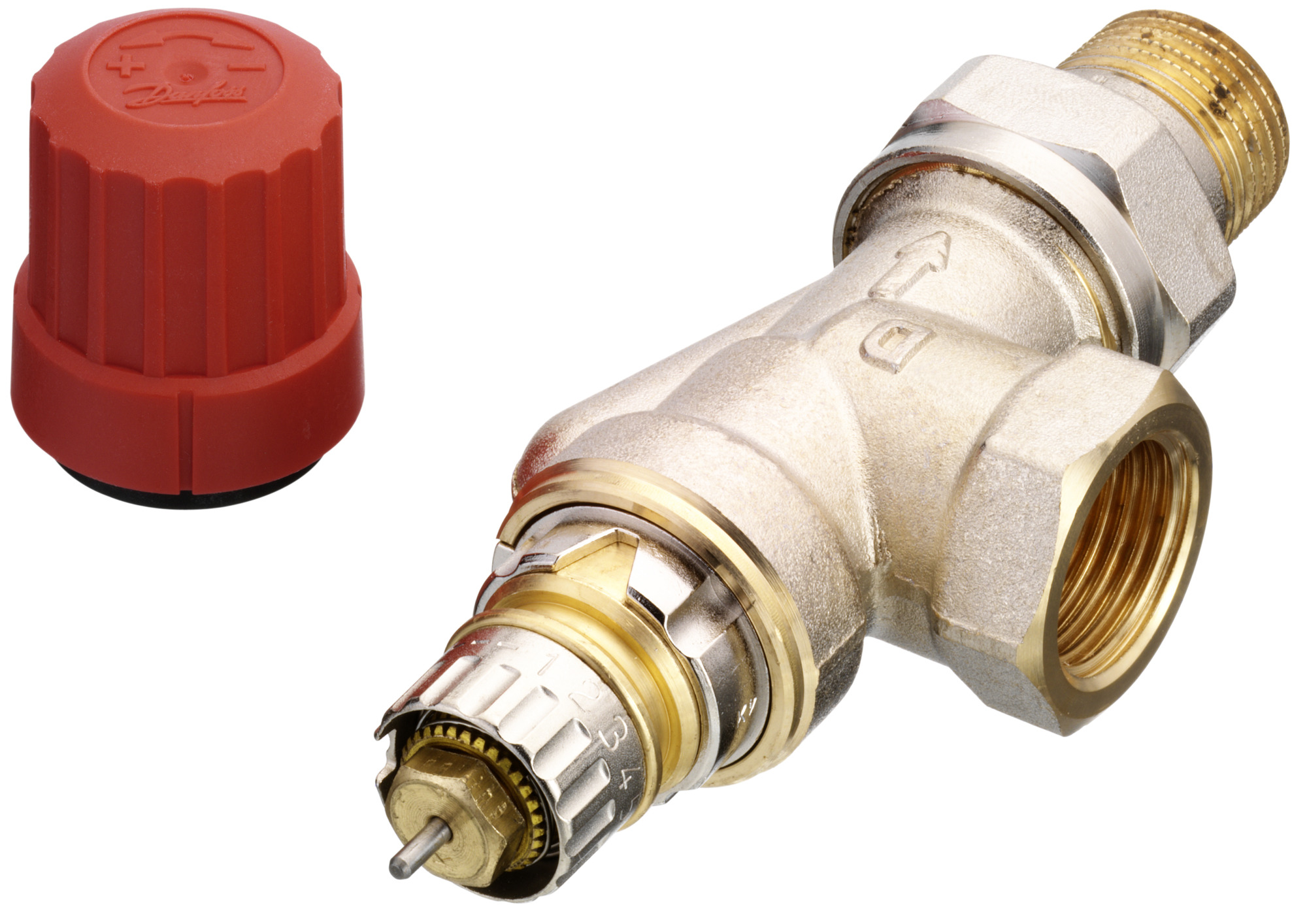 Danfoss Клапан RTR-N/RA-N для двухтрубной системы отопления Клапан RA-N 15 угл., наружн. резьба 013G4201  - Вид №6