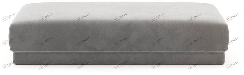 Laskasas Прямоугольный пуф из ткани sun-id-1448846