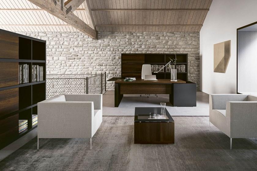 Sinetica Угловой модульный письменный стол из дерева Ego sun-id-1361366 - Вид №4