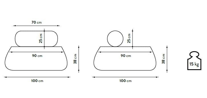 Модульное садовое кресло из акриловой ткани GART ARCH-00017997 - Вид №1