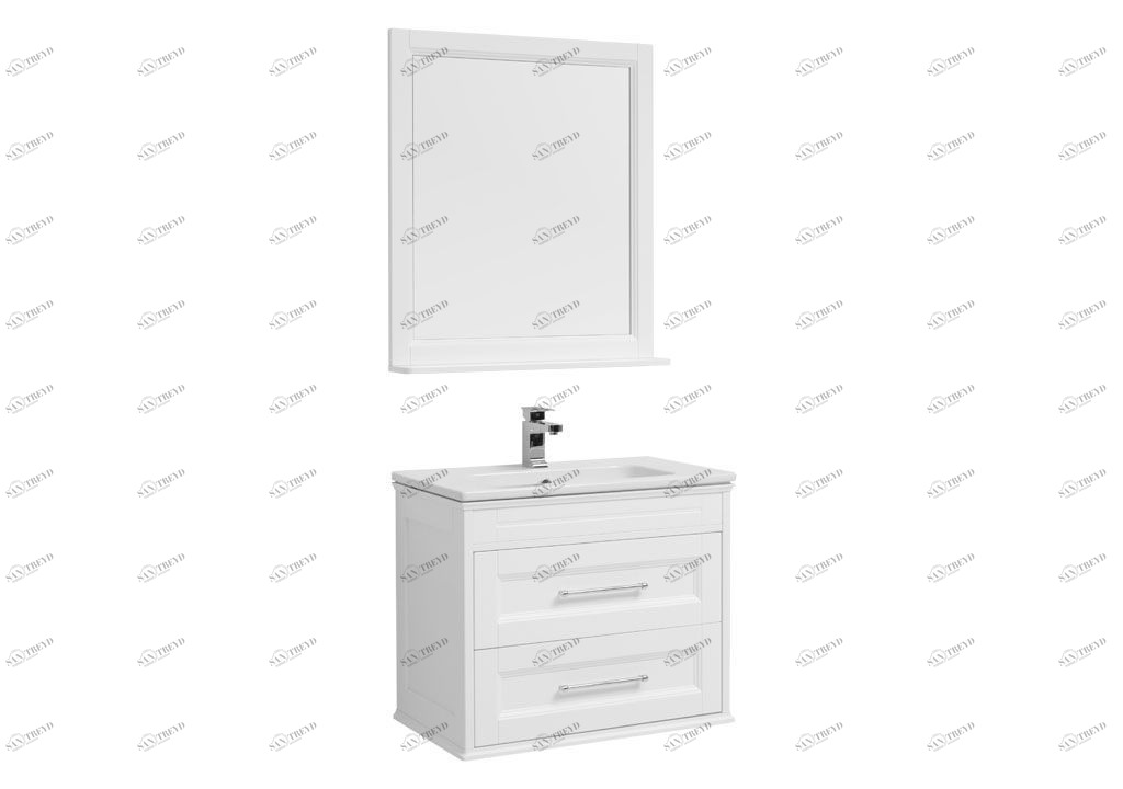 Мебель для ванной Aquanet Бостон М 80 белый 00210630