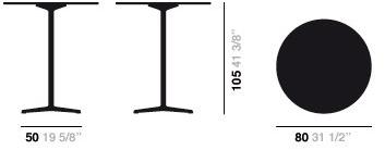 arper Высокий стол с основанием 4 звезды Fred sun-id-1434831 - Вид №2