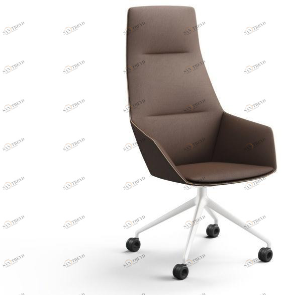 Brunner Офисное кресло на козлах из ткани с подлокотниками Ray sun-id-1509692