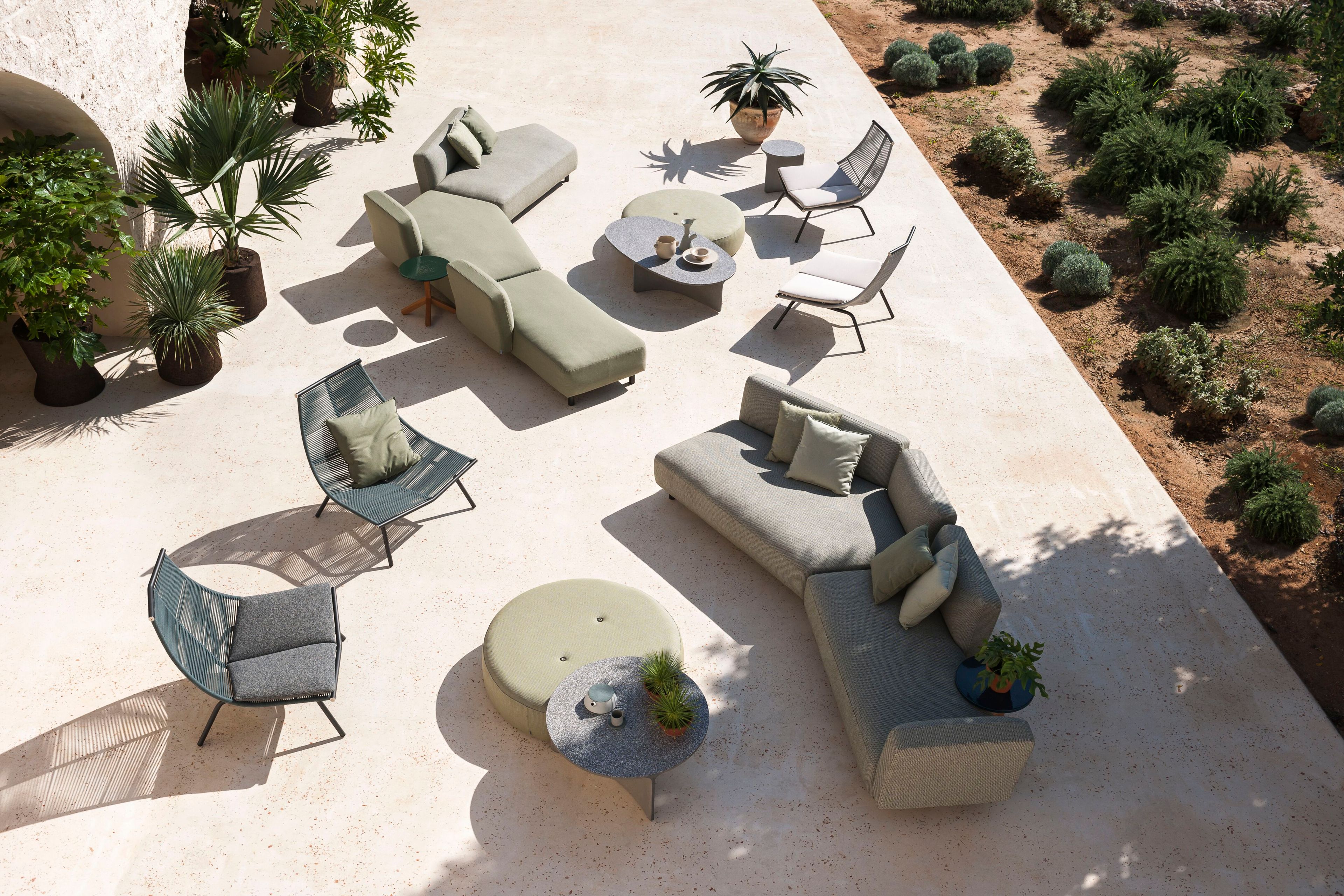 Ткань круглый сад пуфик RODA ARCH-00145110 - Вид №2