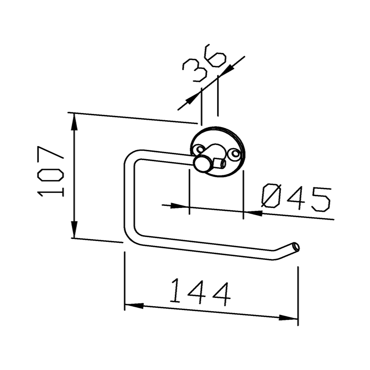 735250 Держатель рулона туалетной бумаги PC250 WAGNER_EWAR Wagner Ewar  - Вид №1