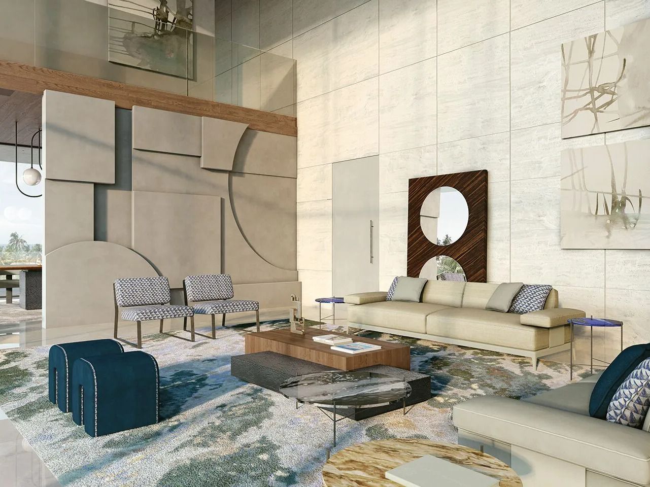 Набор журнальных столиков RIVATELIER TETRIS ARCH-00094170 - Вид №1