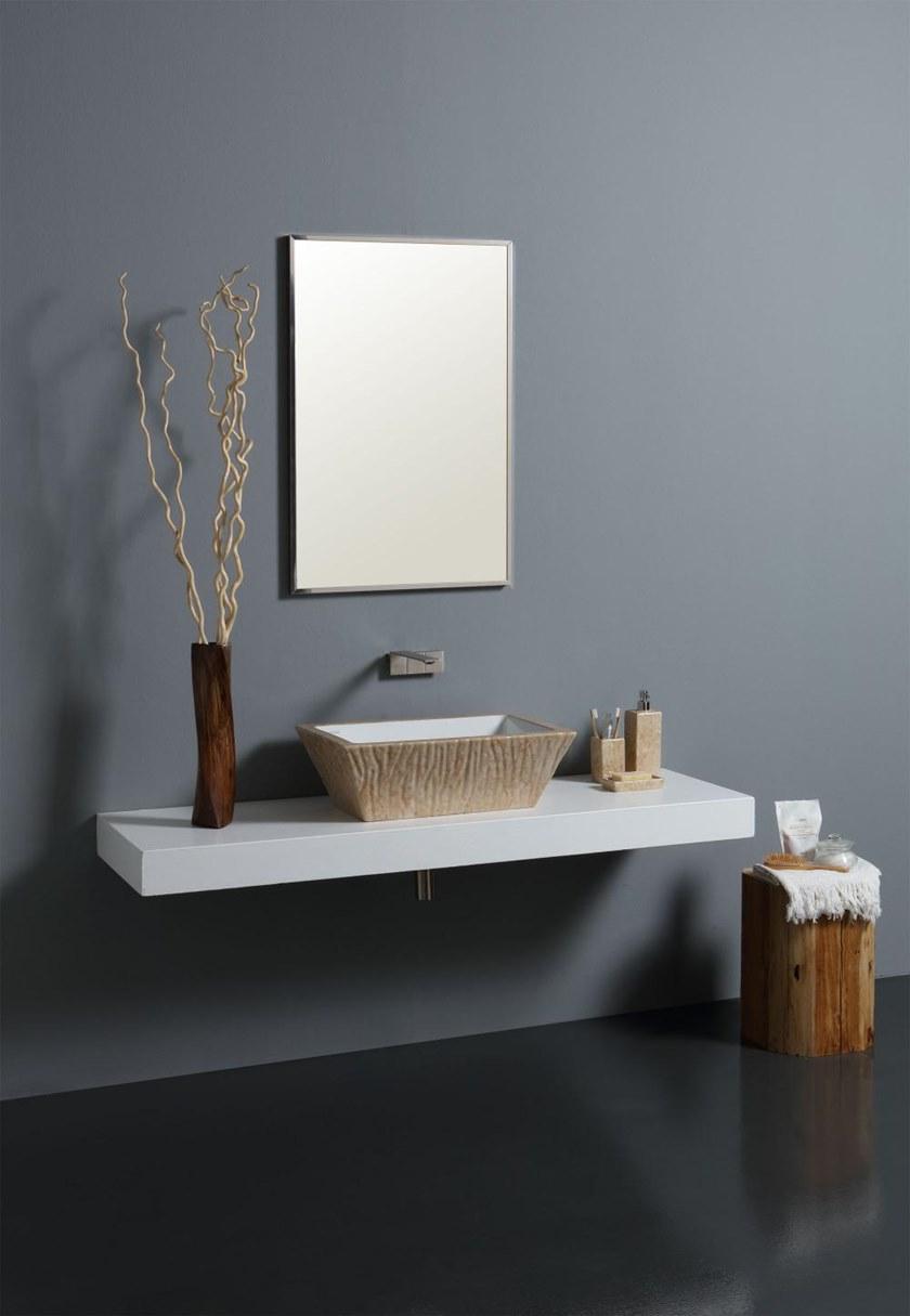 Ptr01r Подвесная раковина настенная овальная Horganica Pietra белая - Вид №28