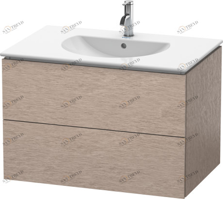 LC626201111 Тумбочка подвесная L-Cube #LC6262 820 x 534 мм Кашемировый дуб Duravit