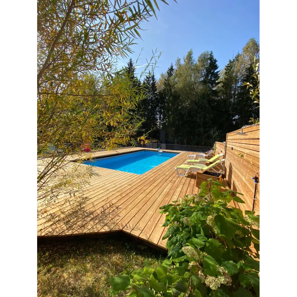 Террасная доска РУСШПАЛА двусторонняя вельвет 28x140x1500 мм 89405765 STLM-1568215 - Вид №4