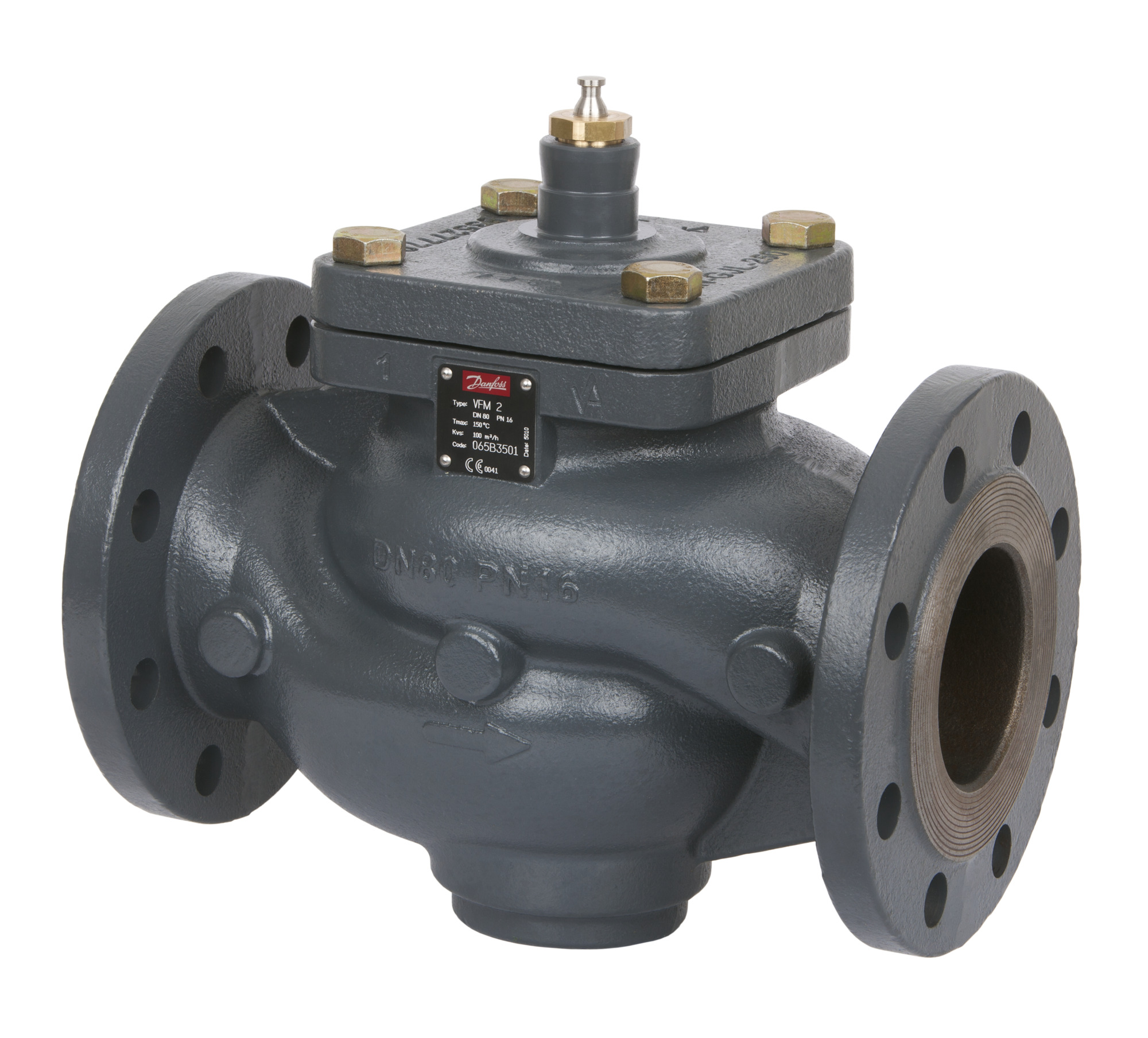 Danfoss Клапан регулирующий VFM 2 фланцевый VFM 2 Py 25 50/40 2-ходовой клапан 065B3061  - Вид №22