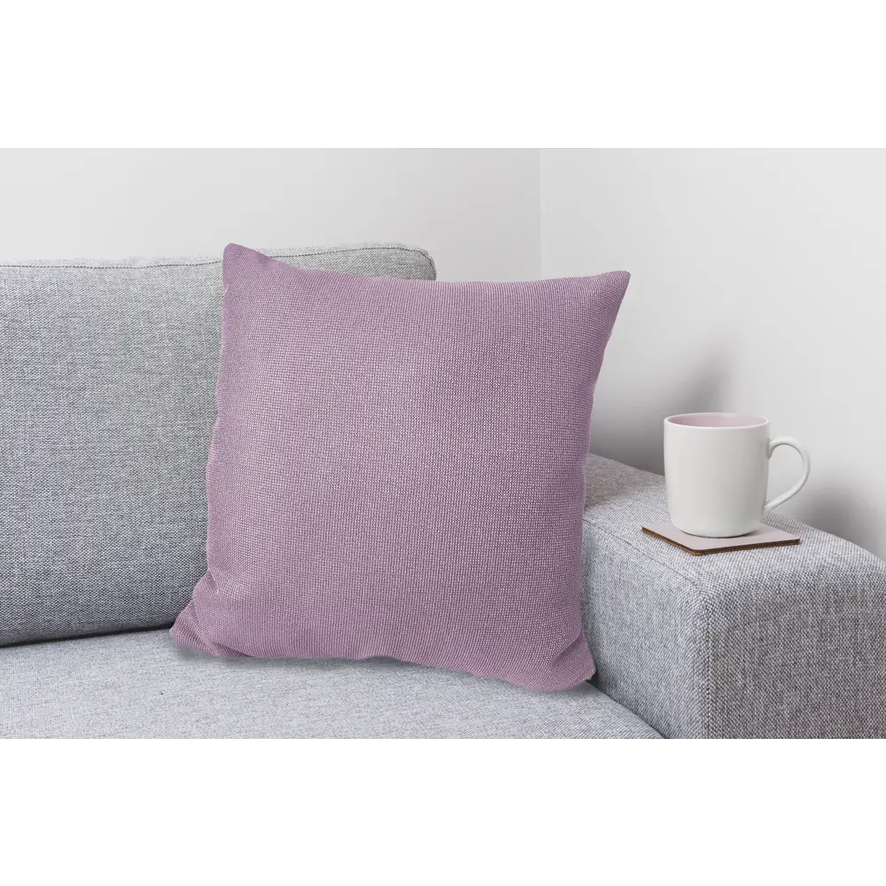 Подушка Seasons Vieste 45х45 см рогожка цвет сиреневый 83667709 STLM-2121890  - Вид №3