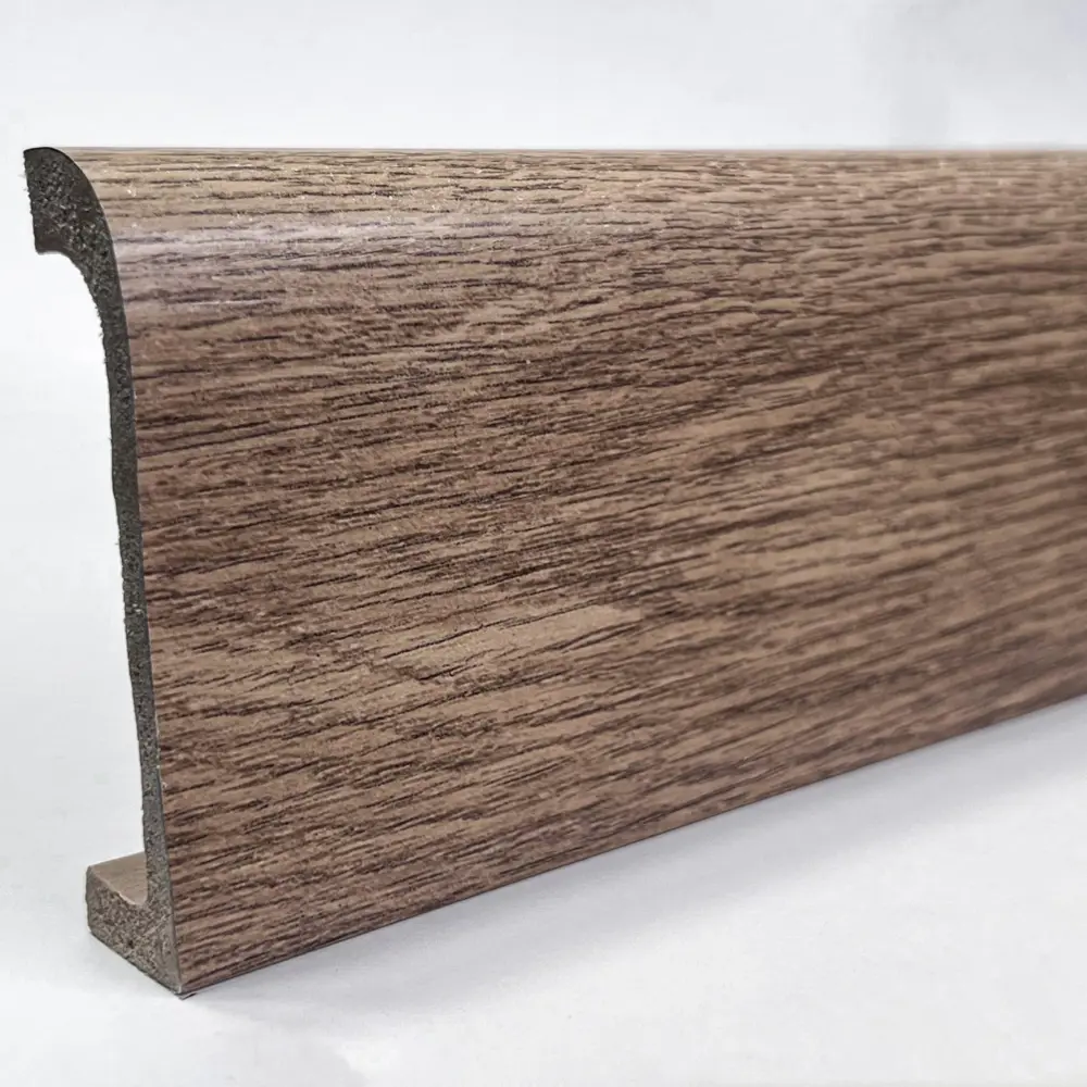 Плинтус Bello Deco 80x19x2000 мм ударопрочный влагостойкий дюрополимер дикий дуб STLM-2091937