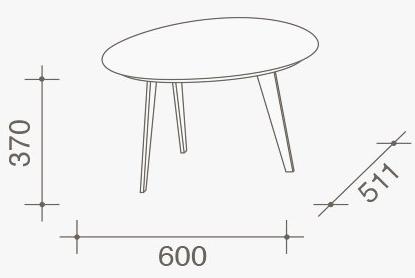 Lema Низкий лакированный журнальный столик из дерева sun-id-1455095 - Вид №6