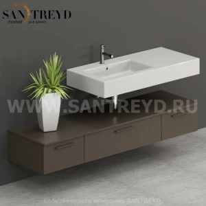T18052CS2 Столешницы для использования в сочетании с тумбами и открытыми тумбами 180 см коричневая Globo ARREDO WOOD Италия