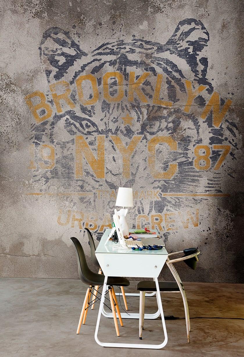 Tecnografica Прорезиненные обои под стену с надписью I decorativi 62657 - Вид №2