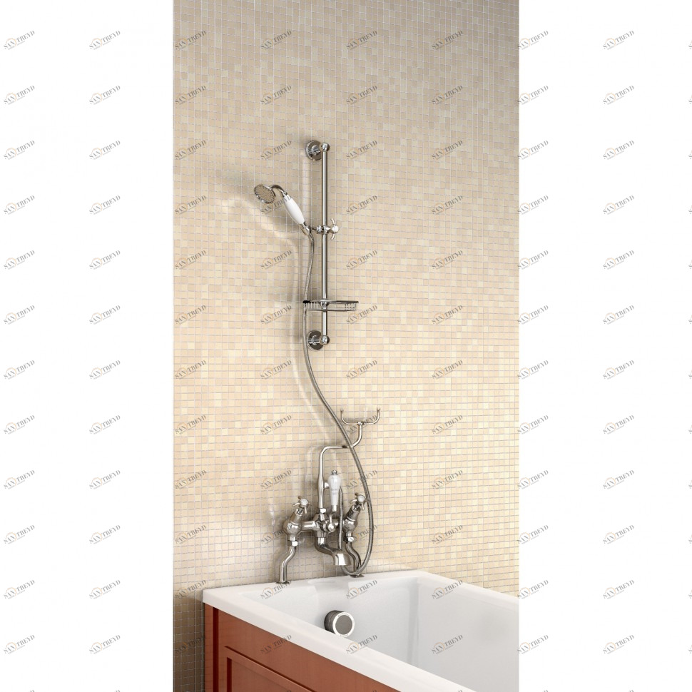 Душевая стойка со смесителем "под наклоном" [H230-AN] Anglesey Burlington T9-QT, T18, T2, V23/ARCV23 CHR, V33 