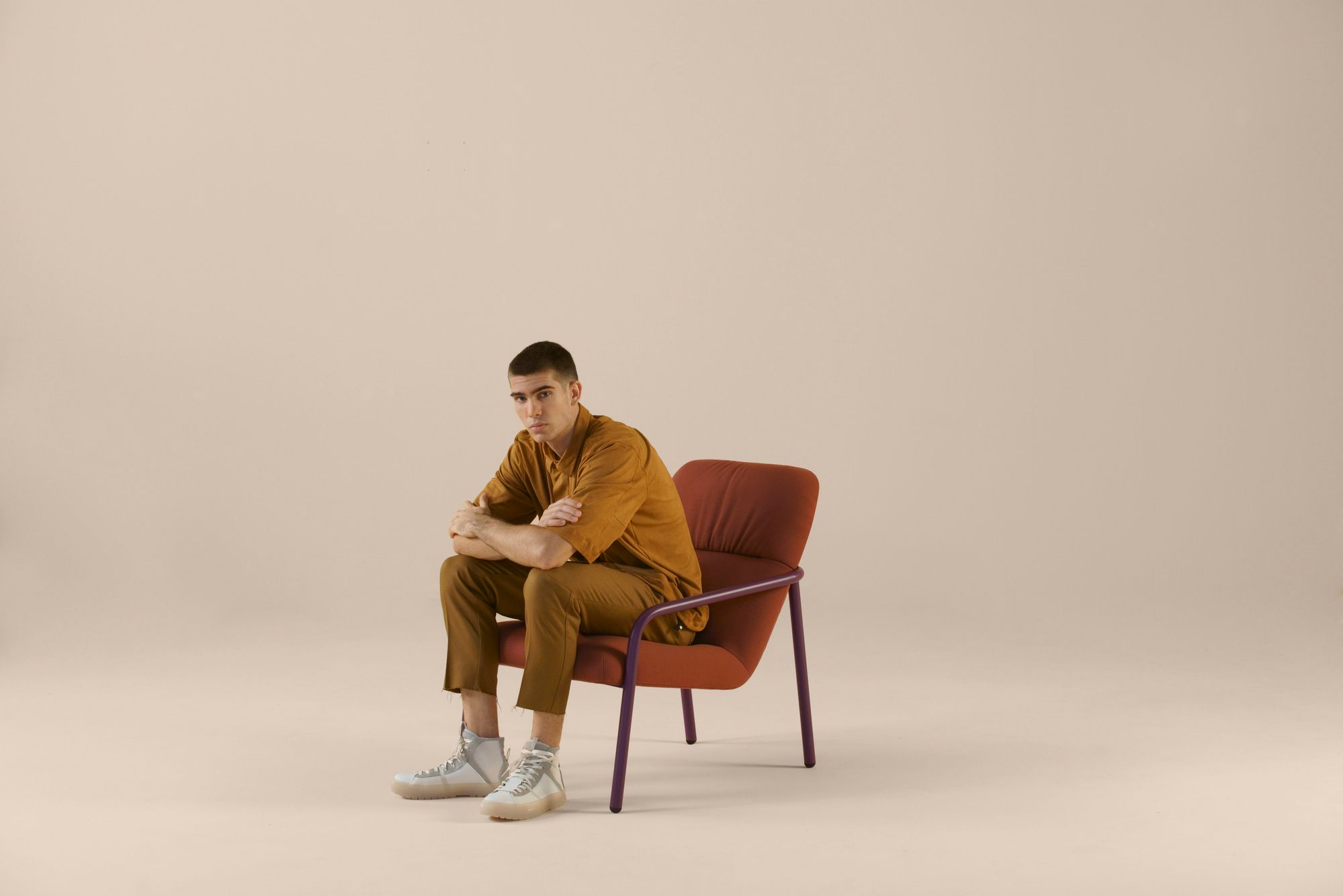 Тканевое кресло с подлокотниками SANCAL ARCH-00136795 - Вид №6