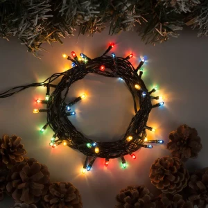 90641677 Электрогирлянда комнатная Luazon lighting 670992 нить 3.5 м 50 ламп разноцветный 8 режимов работы STLM-0964592