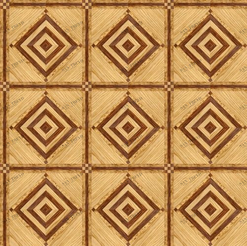 Художественный паркет Da Vinci Щитовой 26-225 Дуб (Гладкая) 500х500 мм 26010225