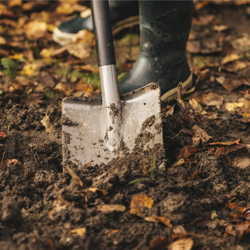 Лопата штыковая Fiskars 125 см сталь, с черенком STLM-2005498 - Вид №3