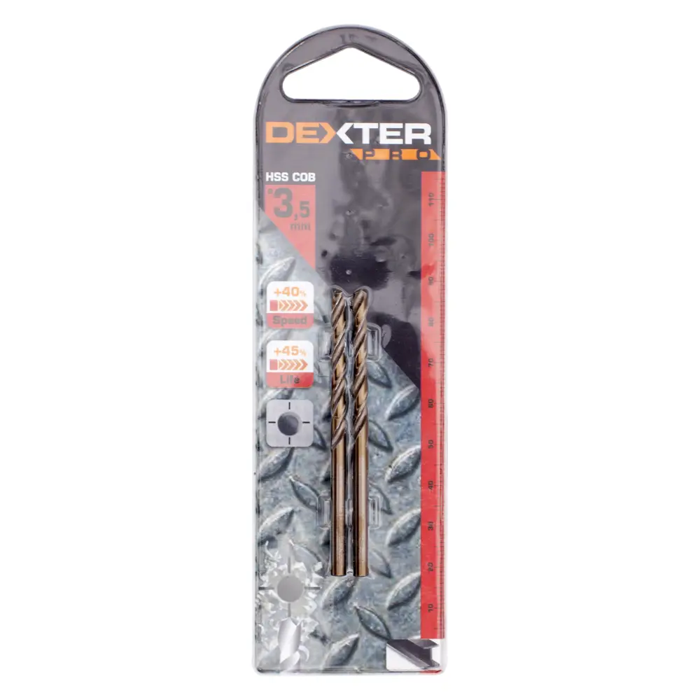Сверло по металлу HSS-Co Dexter к. Pro 113-01330 3.5х70 мм 16673390 STLM-2012735  - Вид №2