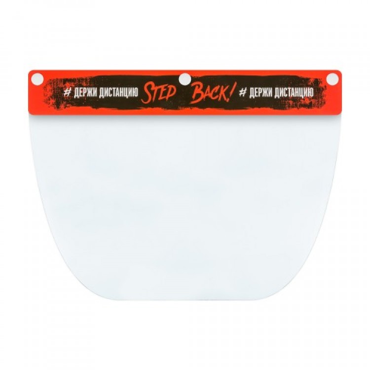 DPL 101 Маска щиток прозрачная для лица с вашим дизайном и логотипом Santreyd  - Вид №4