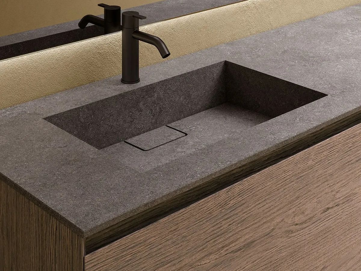 Столешница из MDi со встроенной раковиной Inbani M54 ARCH-00054371 - Вид №1