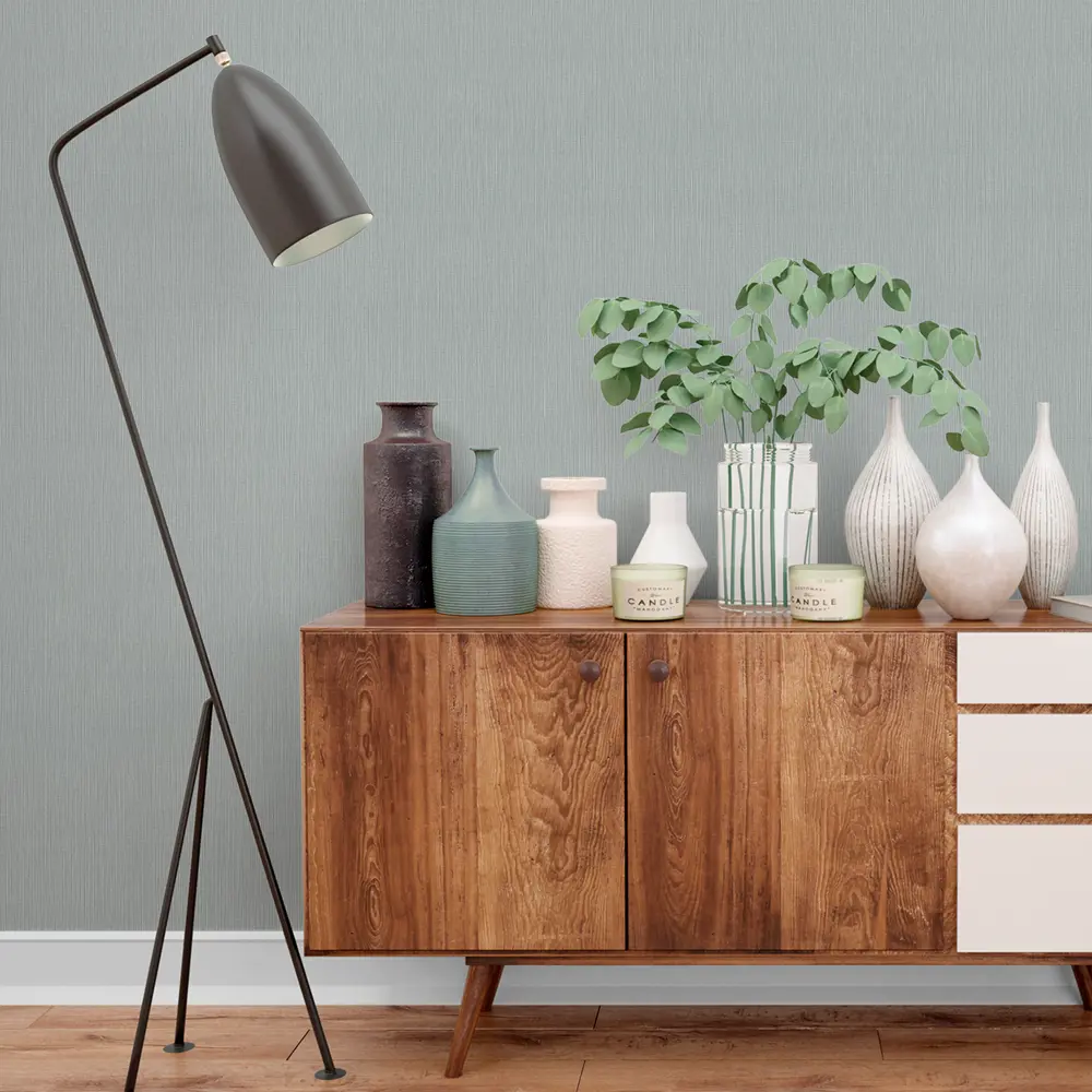 Santreyd Обои флизелиновые Лайн мятные - стильное оформление стен 89398591 STLM-1350502 - Вид №2