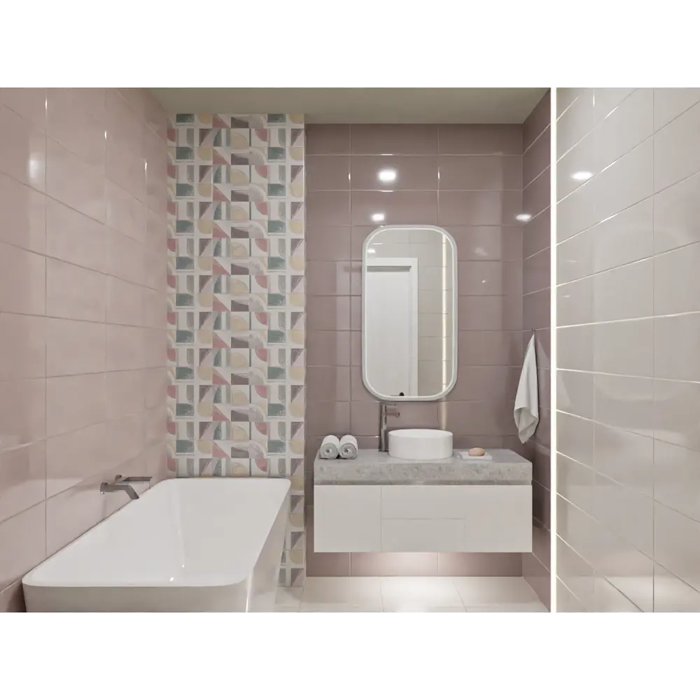 Плитка напольная Azori Brillo 42×42 см бежевая матовая 87972532 STLM-0947253 - Вид №6