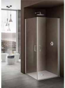 Provex Industrie Душевая кабина угловая с поддоном с распашной дверцей Look