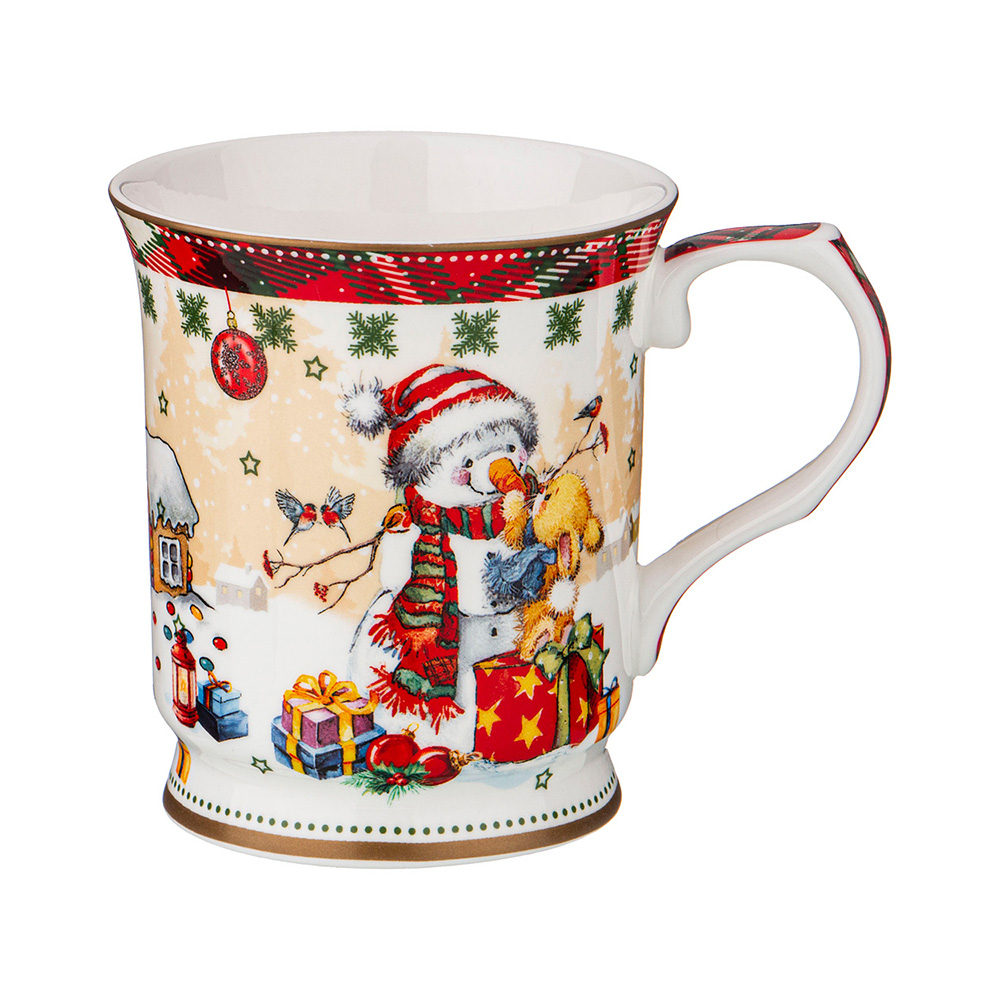 415-2114 Посуда фарфоровая Кружка "С НОВЫМ ГОДОМ!"3 400 мл Lefard 