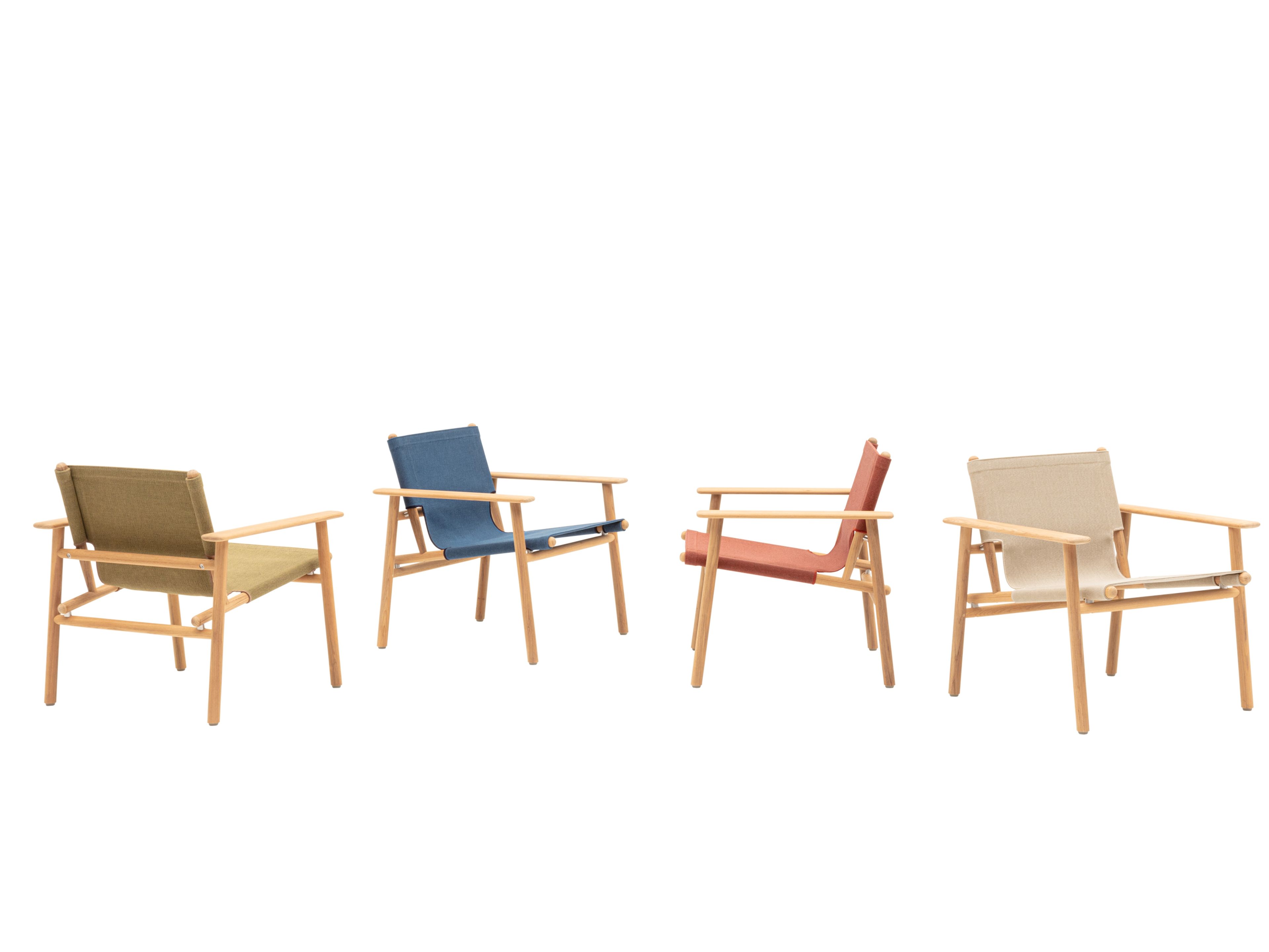 Садовое кресло из массива дерева и ткани B&B Italia Outdoor CORDOBA ARCH-00136423 - Вид №4