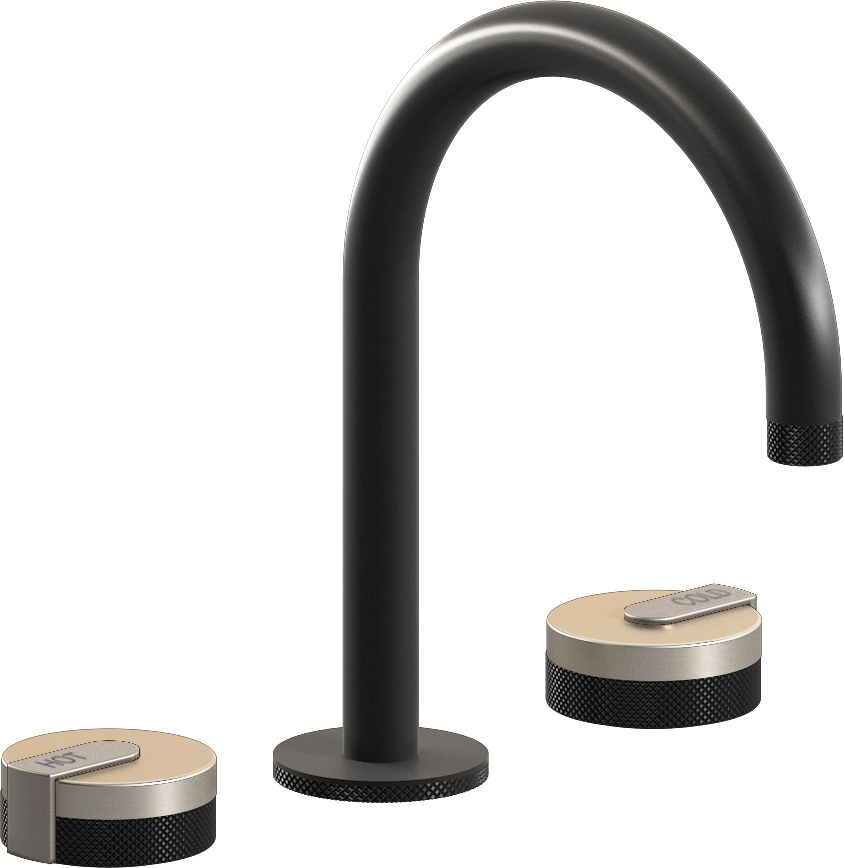 E-11512-R1BNi-L1SN-BK Смеситель для умывальника на 3 отвертия GRAFF MOD+