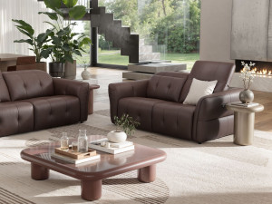 2-местный кожаный диван