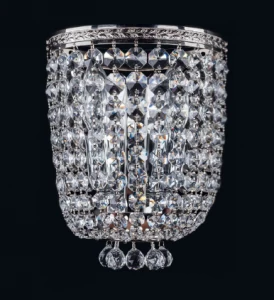 Бра Bohemia Ivele 1928/2S/Ni BOHEMIA IVELE  077252 Прозрачный;серебро