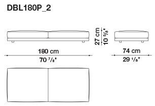 B&B Italia Кожаный диван Dock sun-id-1441060 - Вид №131