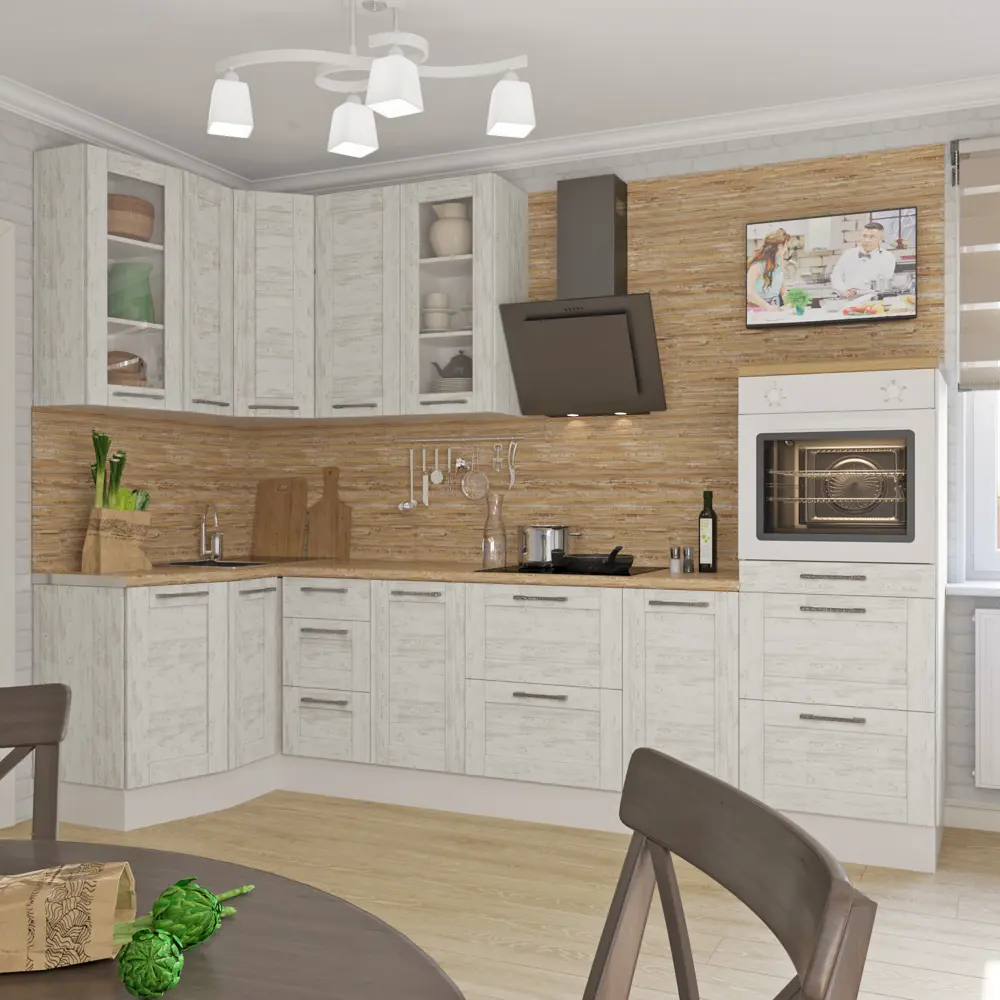 Дверь для шкафа Delinia «Фрейм светлый» 45x92 см, ЛДСП, цвет белый STLM-2132169 - Вид №2