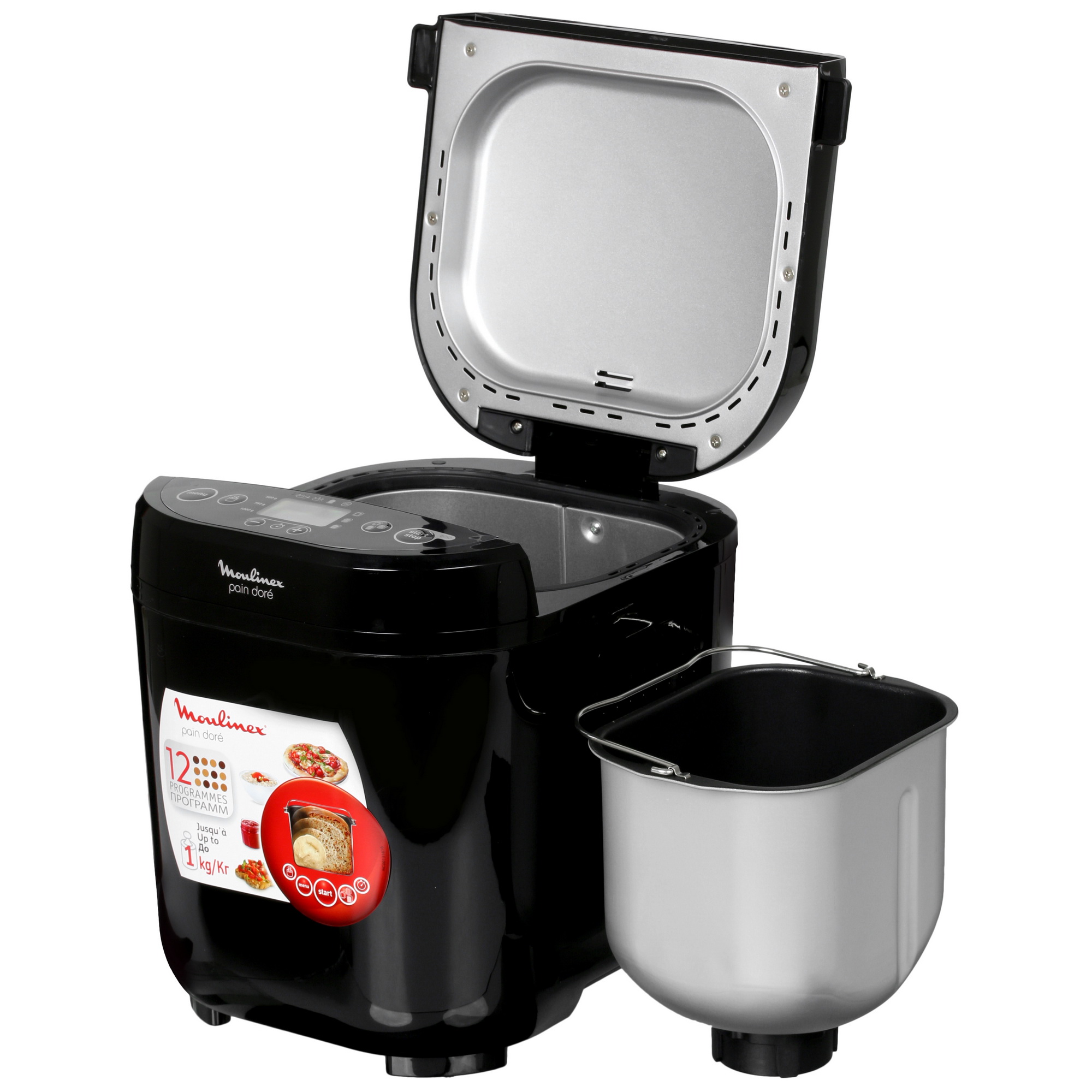 5346831 Хлебопечь Moulinex Fast & Delicious OW210830 черный STDN-0003175 - Вид №4